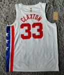 Maillot de Basket #33 Claxton Nets 22-23 classic Blanc